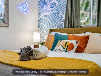3BR Tropical Getaway | Heated Pool + Arcade + Near Beach