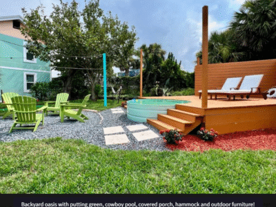 Cowboy Pool Retreat | Walk to Beach + Ocean Center | Mini Golf + Pet Friendly